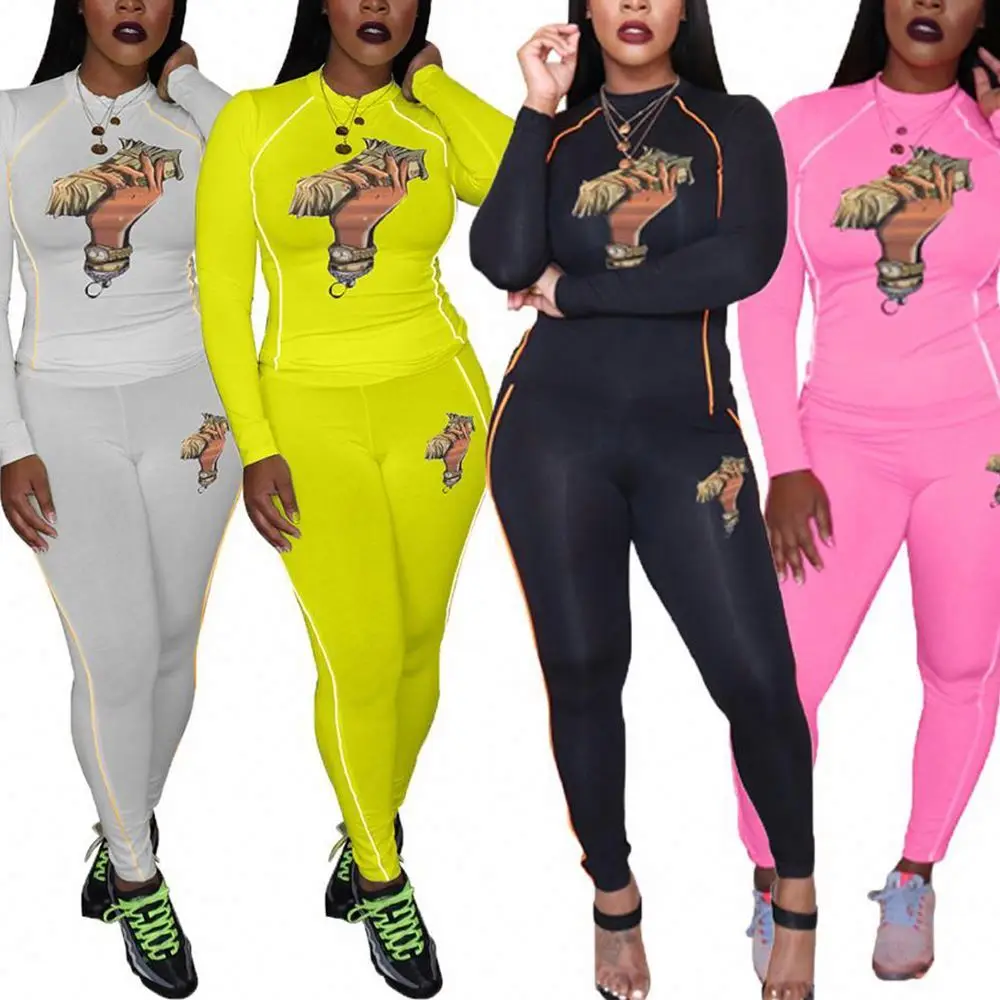 2020 Manufacturer Fall Woman 2 Piece Set Suit Long Sleeve And Pant Casual Sport Two Piece Set Women Clothing
2020 Manufacturer Fall Woman 2 Piece Set Suit Long Sleeve And Pant Casual Sport Two Piece Set Women Clothing
