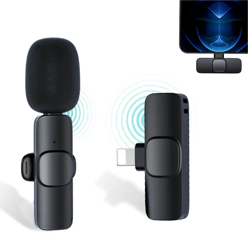 Lewinner Wireless Lavalier Microphone for iPhone For iPad Noise Reduction No APP No Bluetooth Needed
Lewinner Wireless Lavalier Microphone for iPhone For iPad Noise Reduction No APP No Bluetooth Needed