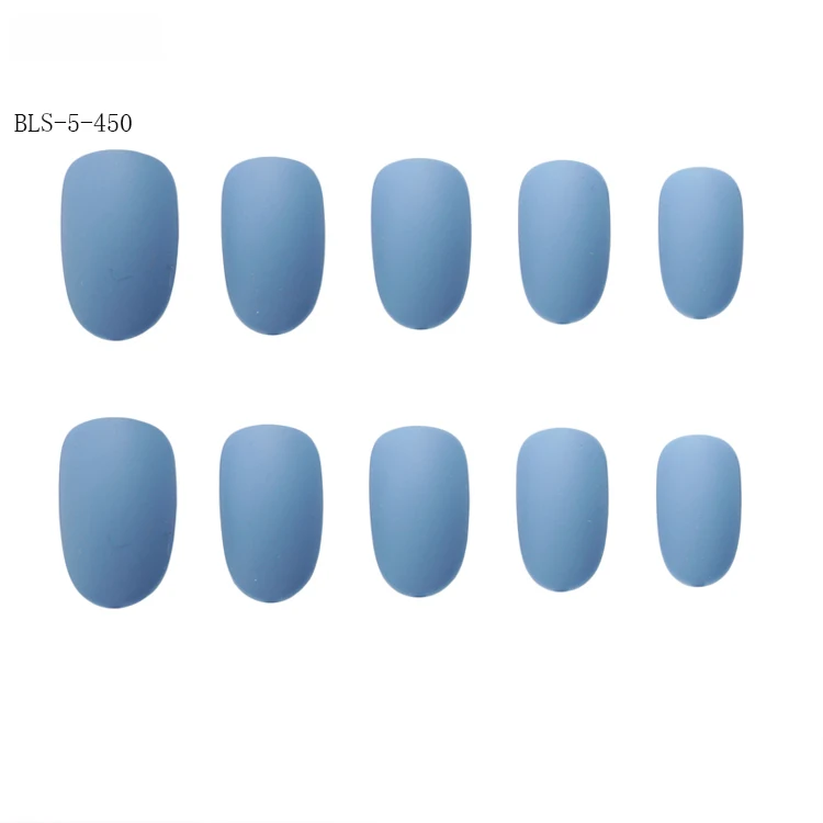 New promotion ABS material matte solid color art ladies decorative false nails, Multi color
New promotion ABS material matte solid color art ladies decorative false nails, Multi color