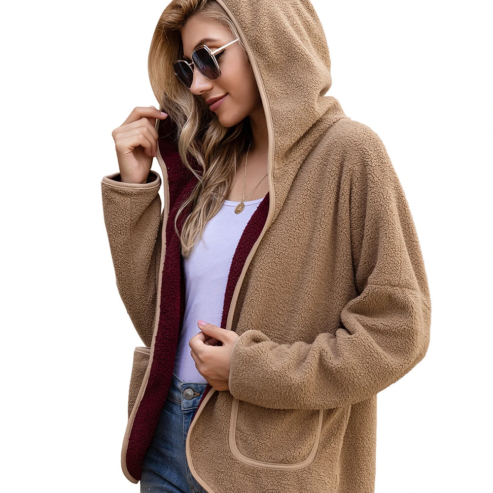 Autumn Womens Bubble Fleece Casual Hooded Sweater Faux Fleece Hooded Jacket Coat Long Sleeve Cardigan Tops, 5 colors
Autumn Womens Bubble Fleece Casual Hooded Sweater Faux Fleece Hooded Jacket Coat Long Sleeve Cardigan Tops, 5 colors