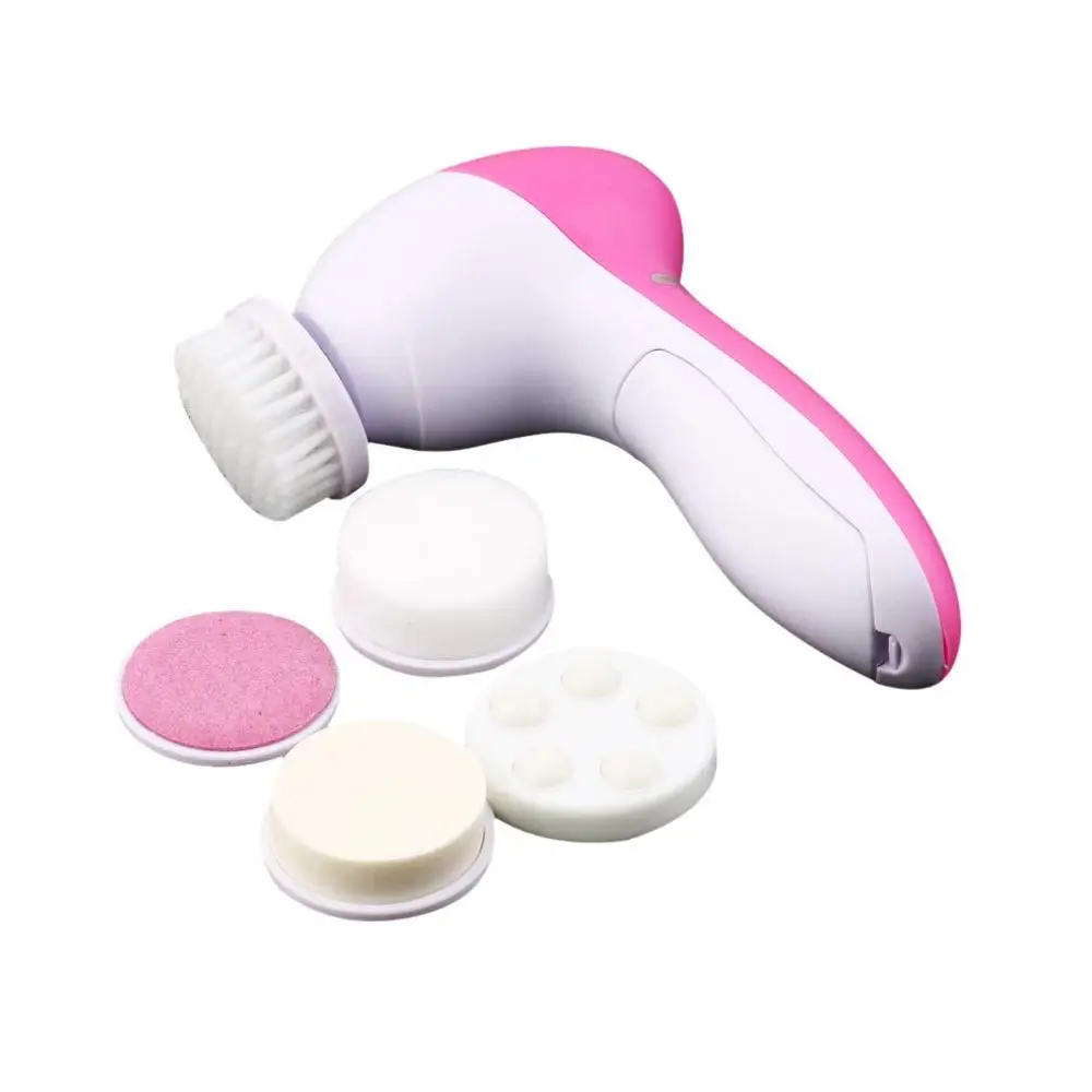 5 in 1 Electric Facial Cleaner,Mini Beauty Skin Care Brush, Deep Clean Exfoliation Massager Set, White / green/ customized
5 in 1 Electric Facial Cleaner,Mini Beauty Skin Care Brush, Deep Clean Exfoliation Massager Set, White / green/ customized
