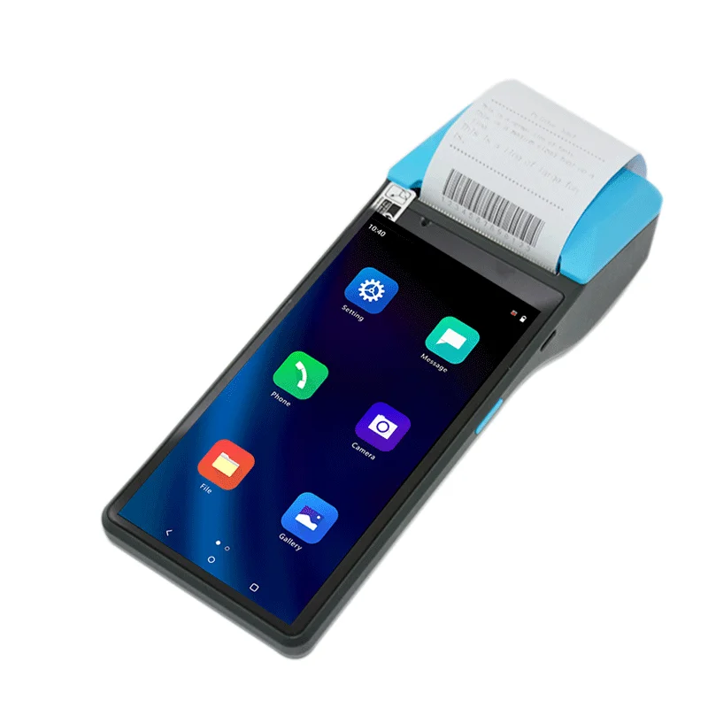 58mm printer with 6 inch touch display all in one handheld pos terminal pos printer Z300
58mm printer with 6 inch touch display all in one handheld pos terminal pos printer Z300