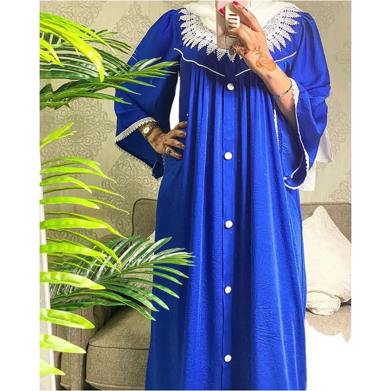 HJ BMDR0029 Turkey 2 Color Lace Robe Flower Lantern Sleeves Wholesale Islamic Clothing Baibui Muslim Dress Abayas, Colorful
HJ BMDR0029 Turkey 2 Color Lace Robe Flower Lantern Sleeves Wholesale Islamic Clothing Baibui Muslim Dress Abayas, Colorful