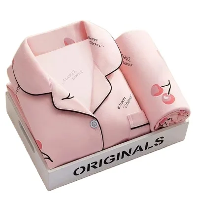 Autumn Women's Lapel Pajamas Long Sleeve Pants 2Pcs Sets Nightwear Milk Silk Terno Pyjamas Housewear Loose Sleepwear For Lady, Picture shows
Autumn Women's Lapel Pajamas Long Sleeve Pants 2Pcs Sets Nightwear Milk Silk Terno Pyjamas Housewear Loose Sleepwear For Lady, Picture shows