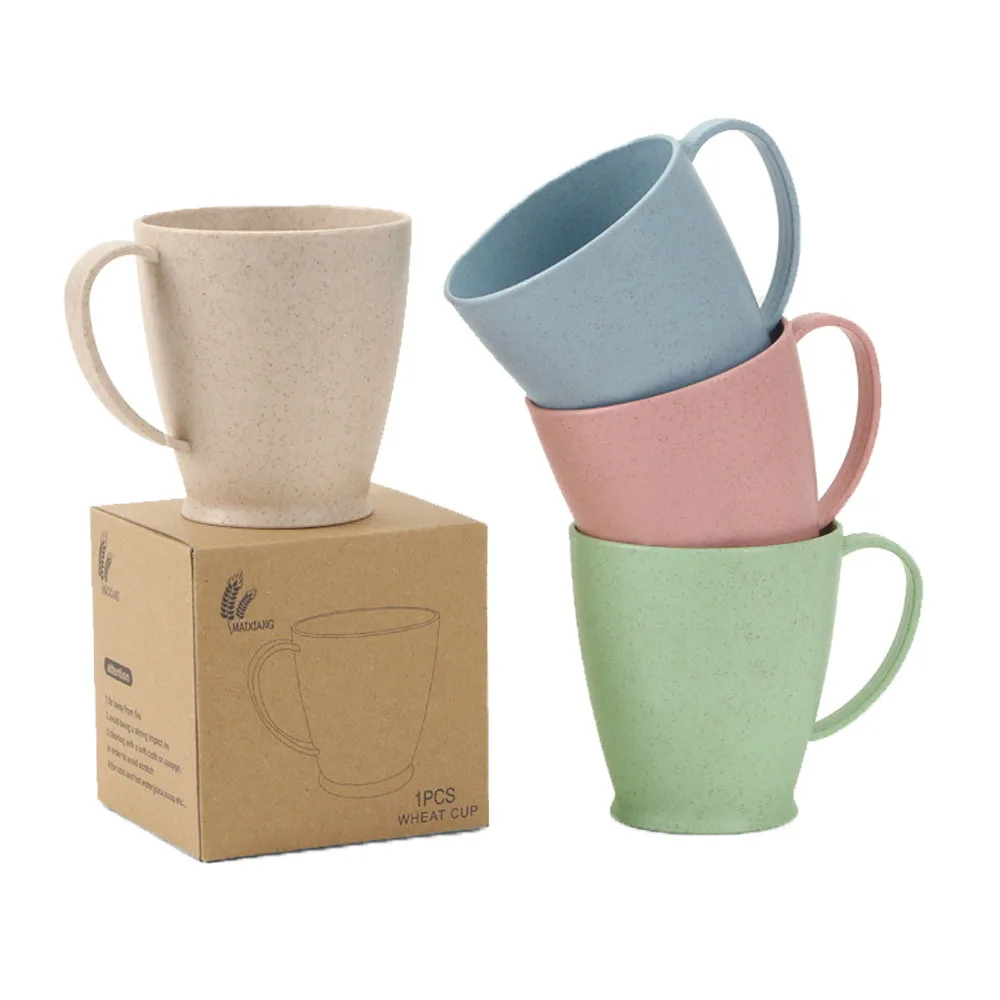Creative home office unbreakable tea cup environmental protection mug wheat straw coffee cup
Creative home office unbreakable tea cup environmental protection mug wheat straw coffee cup
