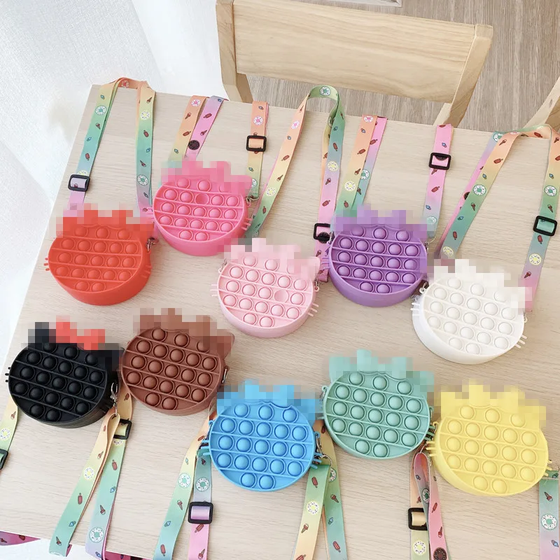 Wholesale New Style mini bag for women pop it coin purse Cute kids purse mini handbags Cartoon popular silicone coin purse, 9 colors
Wholesale New Style mini bag for women pop it coin purse Cute kids purse mini handbags Cartoon popular silicone coin purse, 9 colors