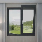 Aluminum tilt and turn heat resistant german style double glazed windows