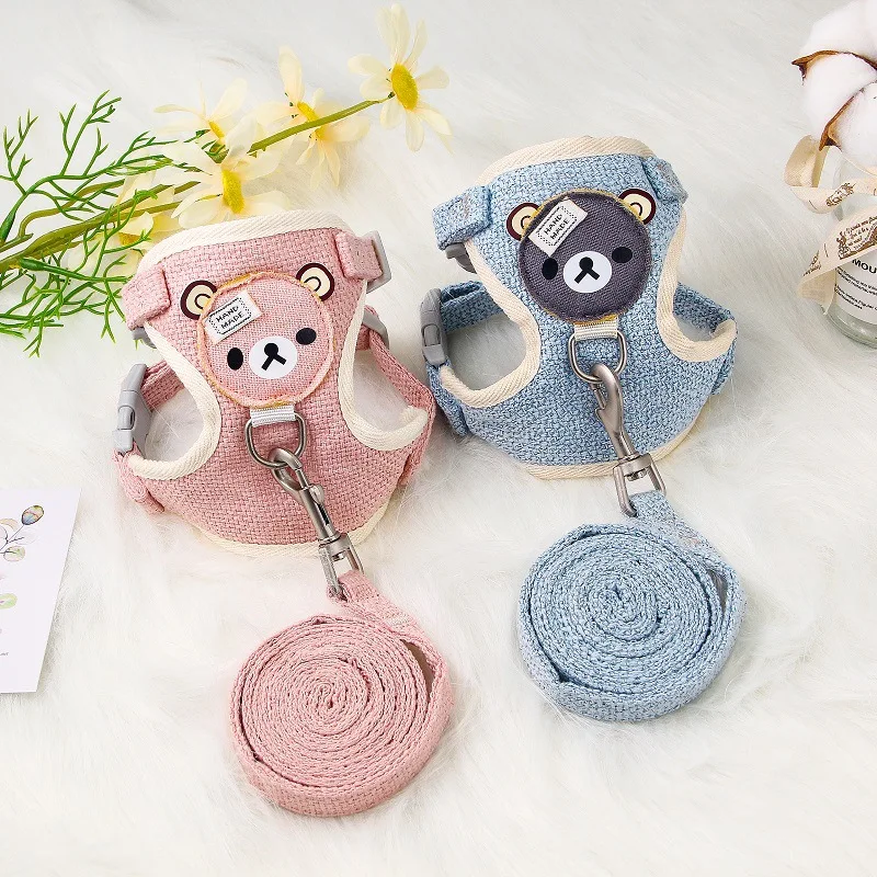Manufacturer Low MOQ Customized Harness Dog Walking High-end Dog Harness Cute Pet Leash Sets, Green,blue,grey and so on
Manufacturer Low MOQ Customized Harness Dog Walking High-end Dog Harness Cute Pet Leash Sets, Green,blue,grey and so on