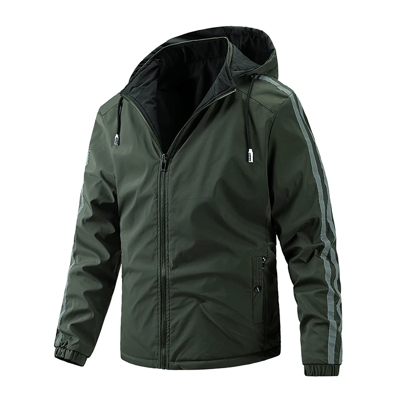 Wholesale double-sided Custom jackets men's casual mens hoodie jacke for Cotton breathable windproof
Wholesale double-sided Custom jackets men's casual mens hoodie jacke for Cotton breathable windproof