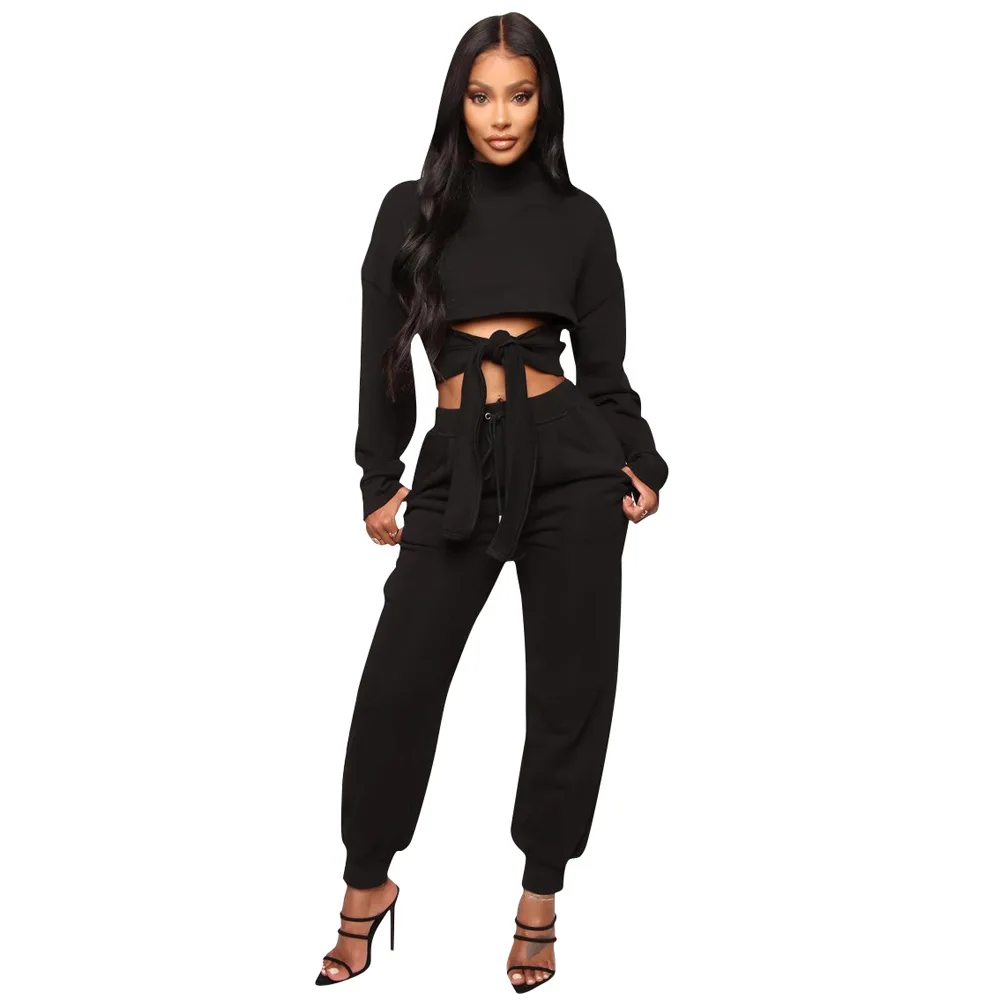 2020 New arrivals autumn collection women Long sleeve o neck top and pants fashion ladies casual two piece set
2020 New arrivals autumn collection women Long sleeve o neck top and pants fashion ladies casual two piece set