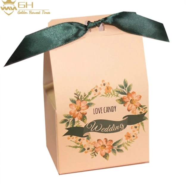 custom promotion paper chocolate gift box wedding