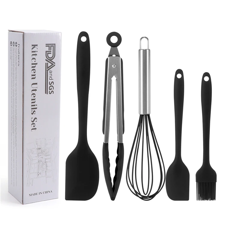 5 piece heat resistance kitchen silicone cake spatulas set for cooking baking mixing
5 piece heat resistance kitchen silicone cake spatulas set for cooking baking mixing