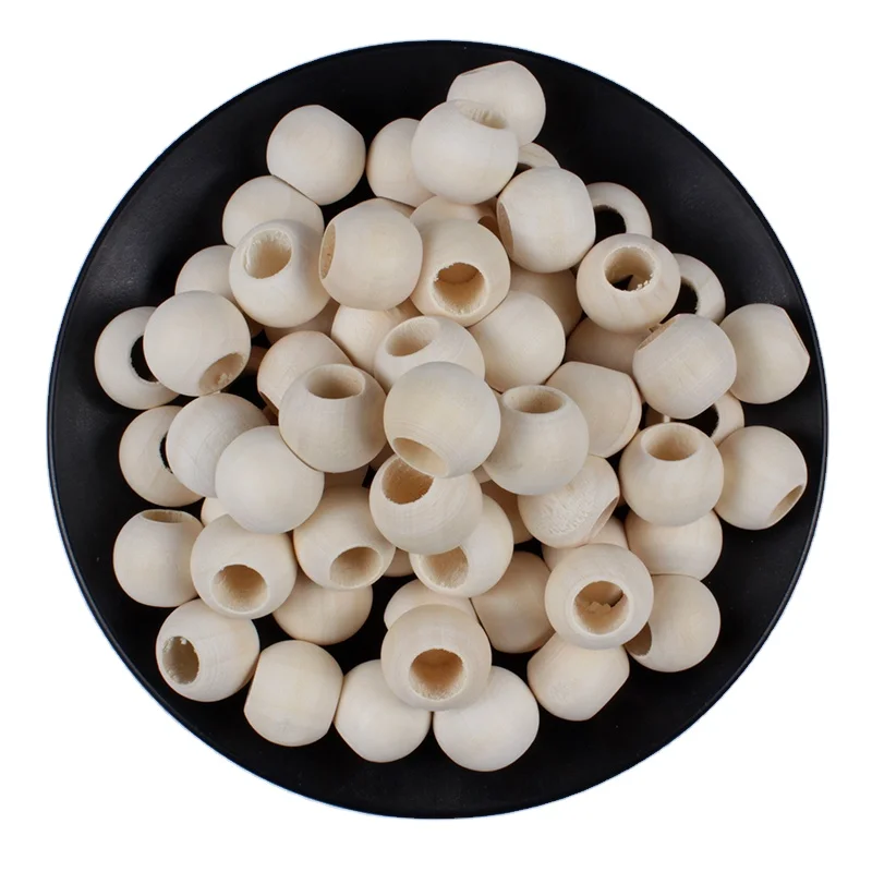 10-40mm DIY Bracelet Bead Accessories Loose Ball Beads Big Hole Wooden Beads Natural Round for Making Bracelet Necklace Jewelry
10-40mm DIY Bracelet Bead Accessories Loose Ball Beads Big Hole Wooden Beads Natural Round for Making Bracelet Necklace Jewelry