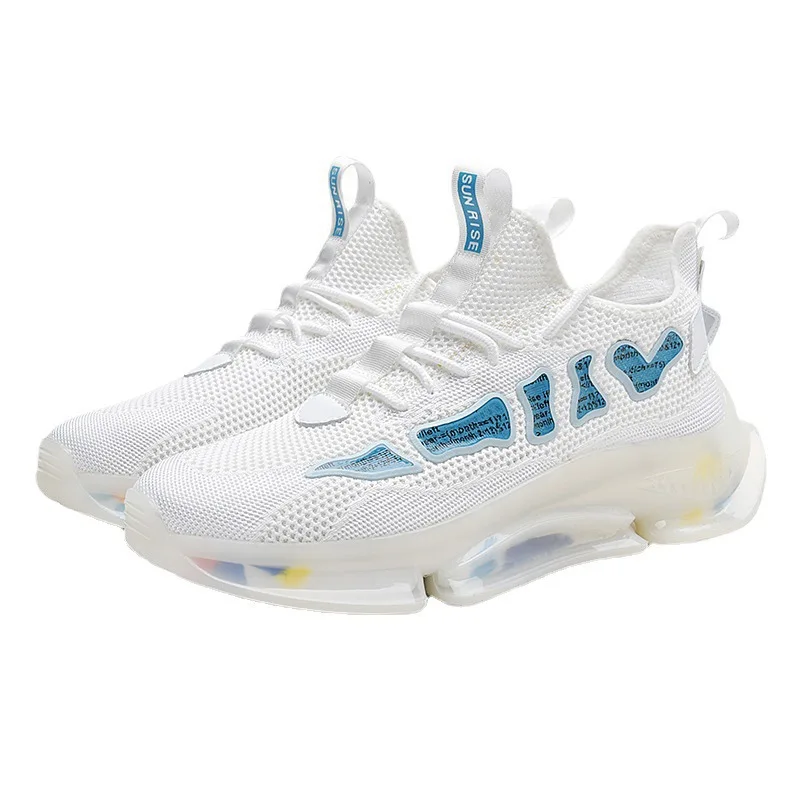 Summer Casual Trendy White Shoes Popcorn Bottom Single Net Fly Woven Mesh Lightweight Men's Sneakers
Summer Casual Trendy White Shoes Popcorn Bottom Single Net Fly Woven Mesh Lightweight Men's Sneakers