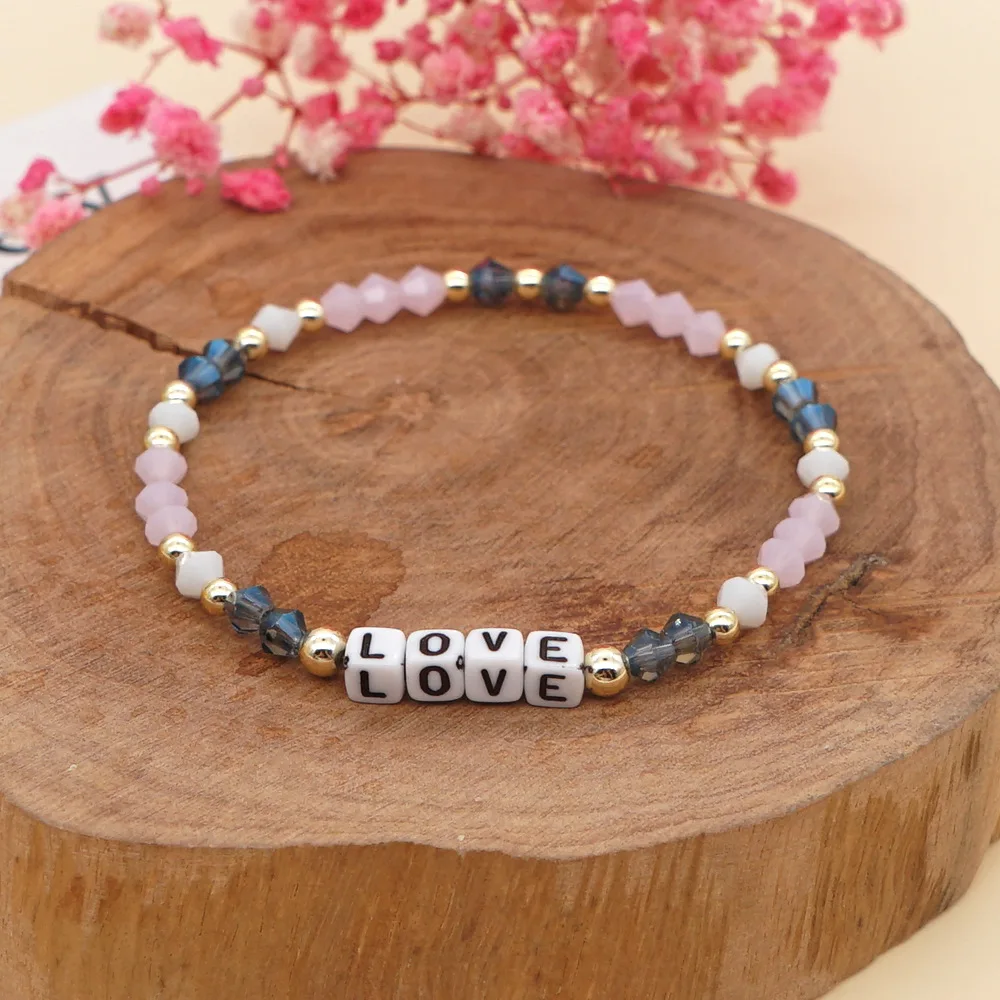 Go2boho Bohemian Gold Plated Beaded Women Pulsera Letter LOVE Handmade Colorful Couple Fashion Jewelry Crystal Bead Bracelet
Go2boho Bohemian Gold Plated Beaded Women Pulsera Letter LOVE Handmade Colorful Couple Fashion Jewelry Crystal Bead Bracelet