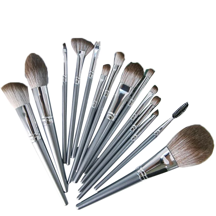 Professional Factory High Quality Custom Logo 14pcs Private Label Cosmetic Makeup Brush Set, Sliver
Professional Factory High Quality Custom Logo 14pcs Private Label Cosmetic Makeup Brush Set, Sliver