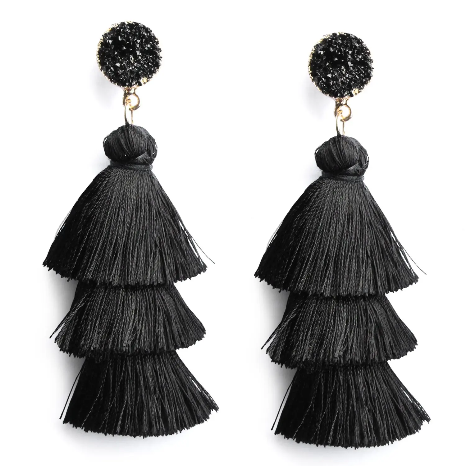 High Quality Colorful Layered Tassel Earrings Bohemian 3 Tier Drop Earrings for Women Christmas Friends Jewelry Gift, Picture
High Quality Colorful Layered Tassel Earrings Bohemian 3 Tier Drop Earrings for Women Christmas Friends Jewelry Gift, Picture