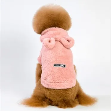 New pet rabbit clothes plus velvet sweater classic bear dog supplies simply she dog clothes, Customized
New pet rabbit clothes plus velvet sweater classic bear dog supplies simply she dog clothes, Customized