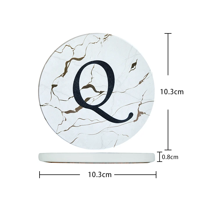 Wholesale Hotsale Custom Water Absorbent Coasters Ceramic With Cork Backing
Wholesale Hotsale Custom Water Absorbent Coasters Ceramic With Cork Backing