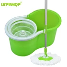 360 Rotary Special Floor Mop Plastic Basket Microfiber Spin Mop