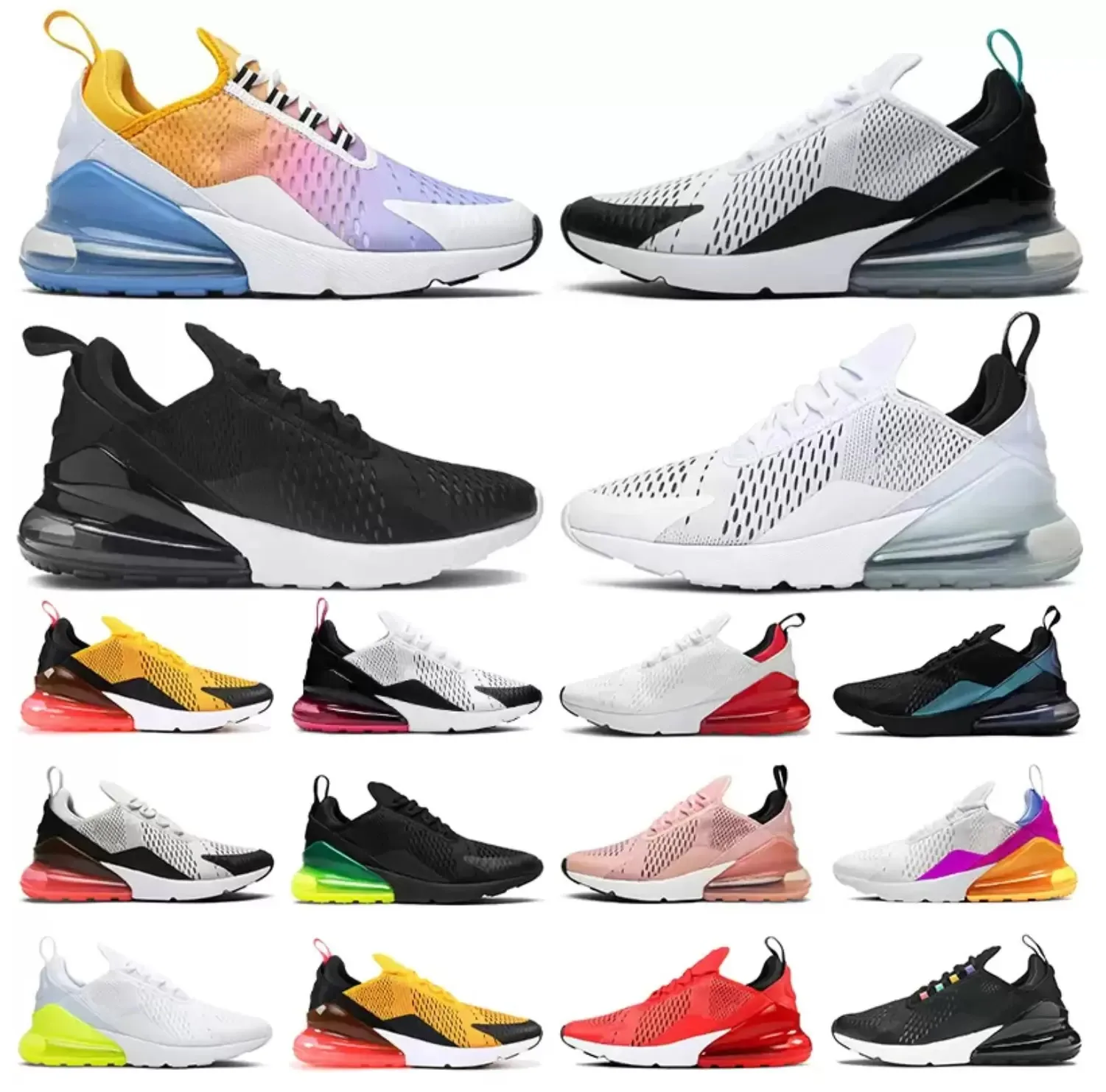 Wholesale Hot Brand Niker MAX 270 Comfortable Sneakers Men Women Walking Style Shoes Casual Sports Basketball Shoes
Wholesale Hot Brand Niker MAX 270 Comfortable Sneakers Men Women Walking Style Shoes Casual Sports Basketball Shoes