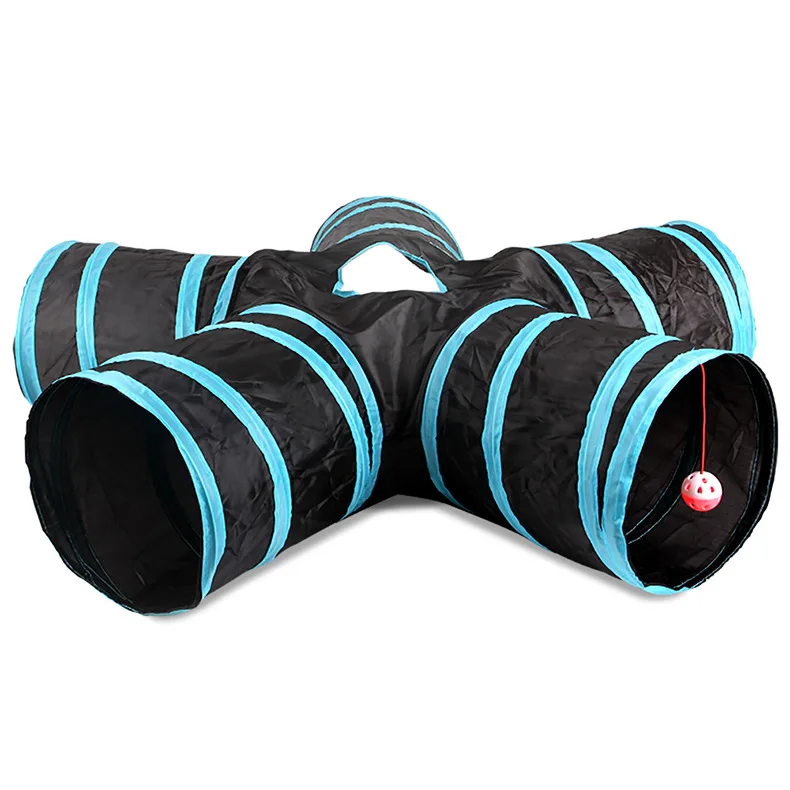 Cat Pet Play Toys Mice Intelligence Educational Bell Tent With 5 Cat Tunnel Portable Collapsible Cat Beds, Multi-colored
Cat Pet Play Toys Mice Intelligence Educational Bell Tent With 5 Cat Tunnel Portable Collapsible Cat Beds, Multi-colored