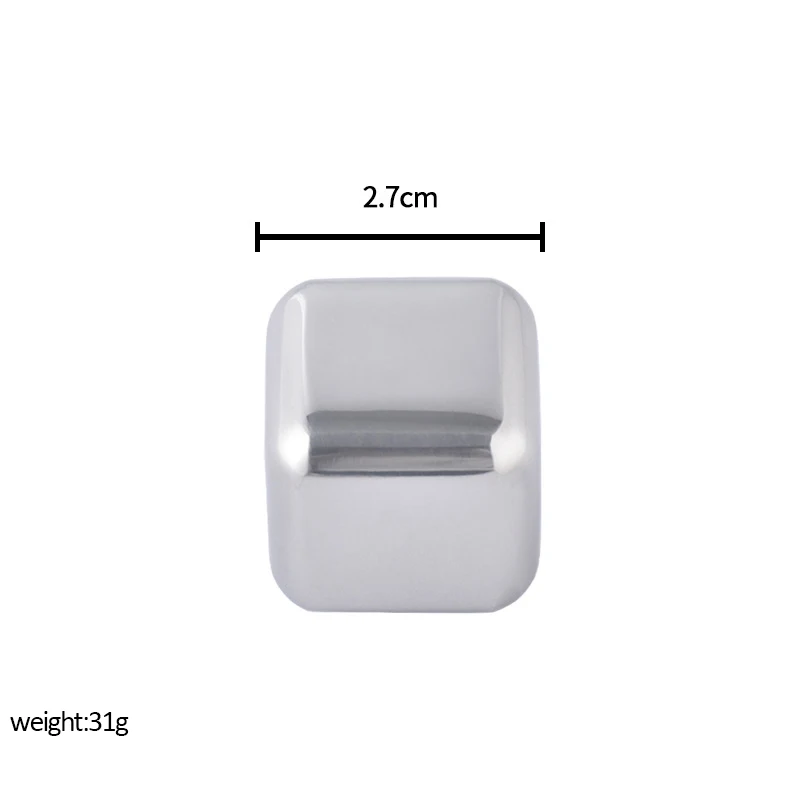 4/6/8 Packs Glycerin Coolant Inside Mirror Polished 2.7cm Stainless Steel Food Grade Ice Cubes Reusable With Silicone Clip, Stainless steel color
4/6/8 Packs Glycerin Coolant Inside Mirror Polished 2.7cm Stainless Steel Food Grade Ice Cubes Reusable With Silicone Clip, Stainless steel color