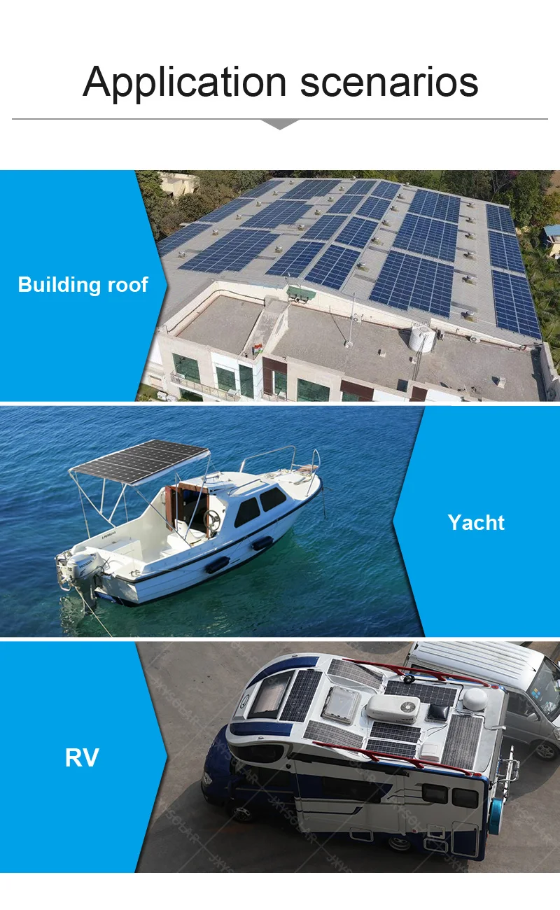 45W 18V White ETFE Monocrystalline Silicon Photovoltic Semi Flexible Solar Panel For Marine RVs Yachts Boats.jpg