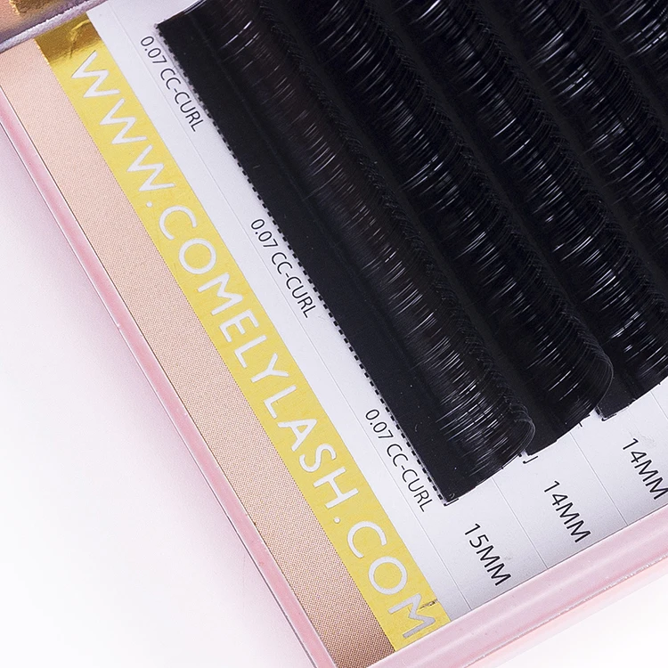 Comelylash 0.03 0.05 0.07 mega volume synthetic silk eyelash extension accessories private label customizede lash packaging, Black
Comelylash 0.03 0.05 0.07 mega volume synthetic silk eyelash extension accessories private label customizede lash packaging, Black