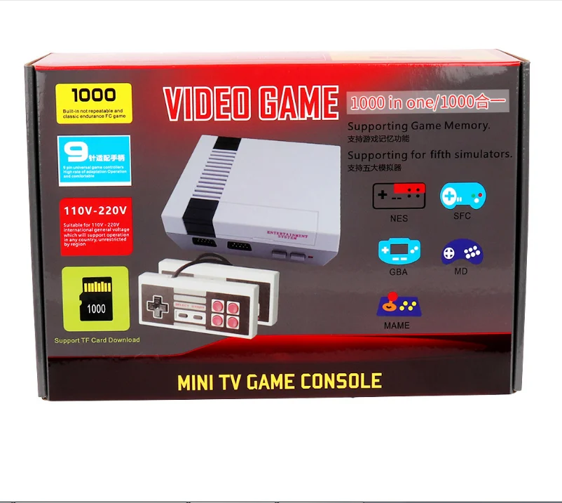 Factory no infringe TF card external simulator classic retro family double for nes home game console 1000 in 1
Factory no infringe TF card external simulator classic retro family double for nes home game console 1000 in 1