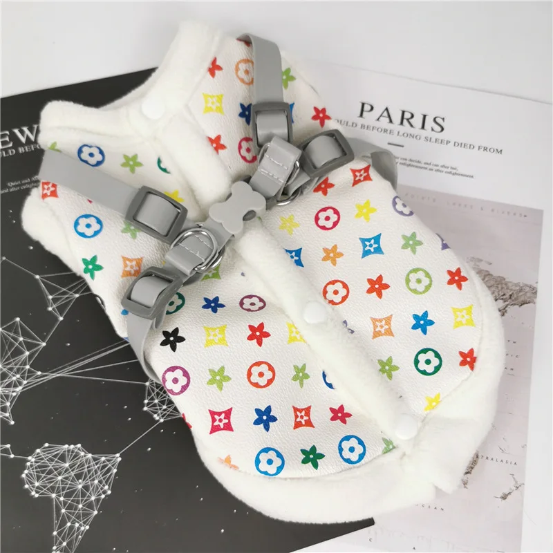 High-end luxury popular brand new adjustable leather breathable mesh pet chest harness dog dress, As pictures
High-end luxury popular brand new adjustable leather breathable mesh pet chest harness dog dress, As pictures