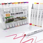 Permanent Marker Painting Triangle Art Marker With Dual-tip