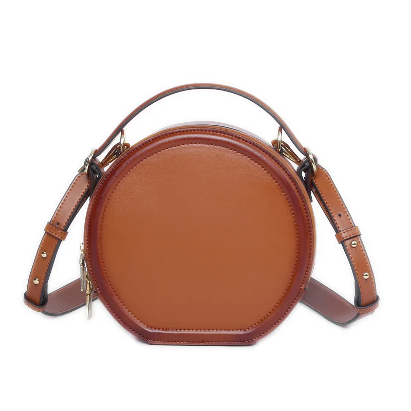 Retro Shoulder Bag Top Layer Cowhide Crossbody Handbags Round Bag For Lady, 3 color
Retro Shoulder Bag Top Layer Cowhide Crossbody Handbags Round Bag For Lady, 3 color