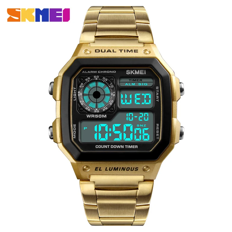 Trend 2018 Skmei 1335 Rose Gold Stainless Steel Watch Popular Digital Gold Wrist Watch, Gold/black/rose gold/silver/gray
Trend 2018 Skmei 1335 Rose Gold Stainless Steel Watch Popular Digital Gold Wrist Watch, Gold/black/rose gold/silver/gray