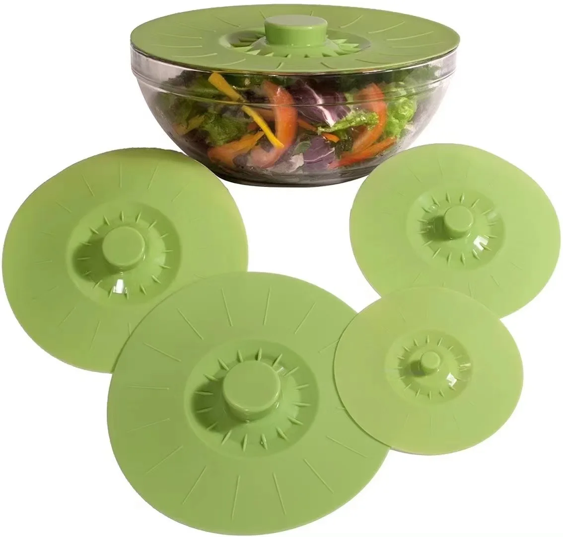 Silicone Bowl Lids Reusable Suction Seal Covers for Bowls Pots Cups Food Safe Natural grip interlocking handles, Custom color
Silicone Bowl Lids Reusable Suction Seal Covers for Bowls Pots Cups Food Safe Natural grip interlocking handles, Custom color