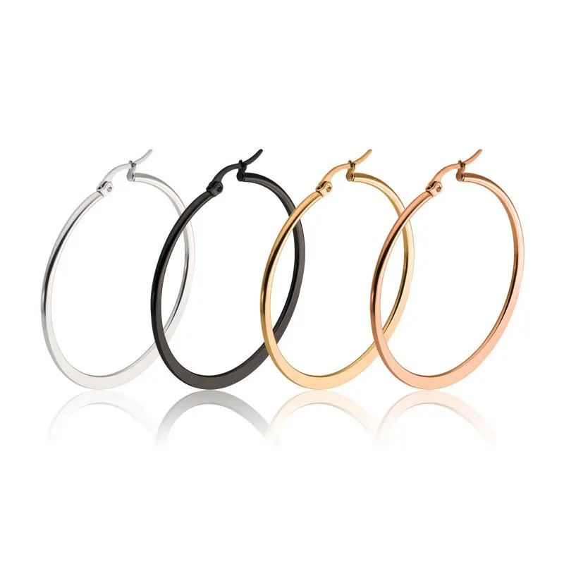 Geometric flat women stainless steel hoop earrings gold rose gold chunky big hoop earrings wholesale, Custom colors accepted
Geometric flat women stainless steel hoop earrings gold rose gold chunky big hoop earrings wholesale, Custom colors accepted