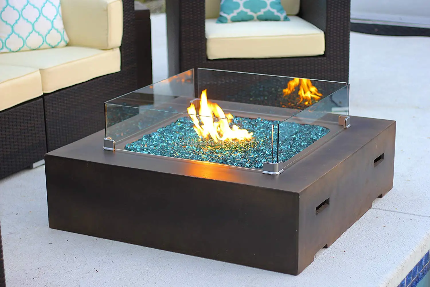 Europe and America courtyard heating stove villa stone baking stove outdoor