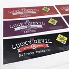 Custom Vinyl Embossed Waterproof Logo Kiss Cut Stickers
