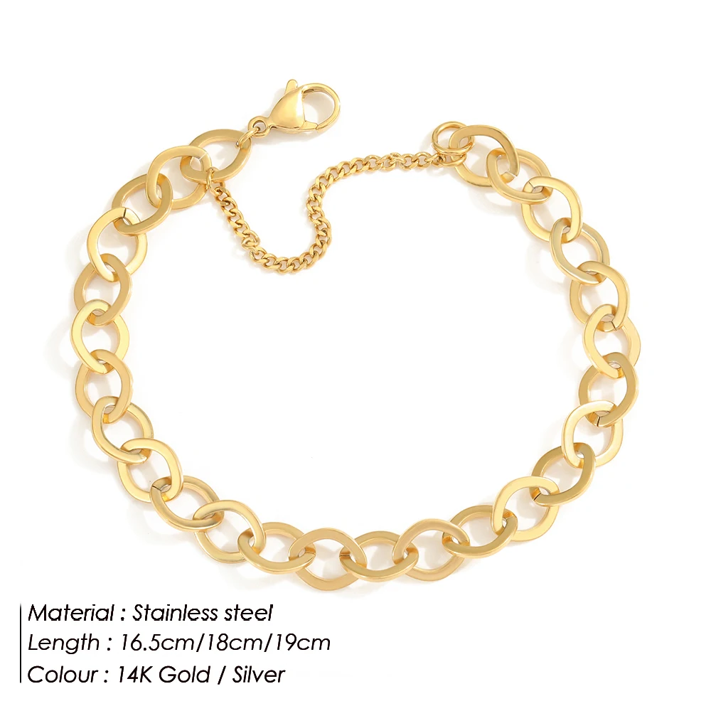 eManco Beautiful 10mm Stainless Steel Chain Bracelet for Men Women Charm DIY Jewelry Making
eManco Beautiful 10mm Stainless Steel Chain Bracelet for Men Women Charm DIY Jewelry Making
