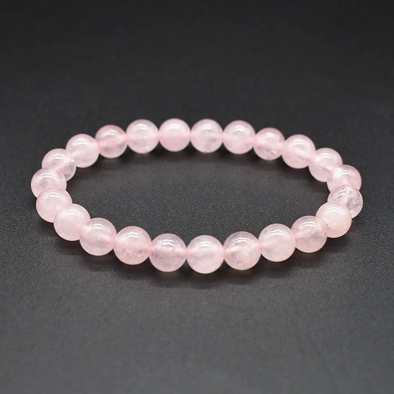6 8 10mm natural pink pink rose pink crystal quartz natural stone bead Elastic Bracelet
6 8 10mm natural pink pink rose pink crystal quartz natural stone bead Elastic Bracelet