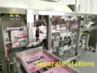 linear pick fill and seal packing machine horizontal pouch packing machine mini doypack sealing machine