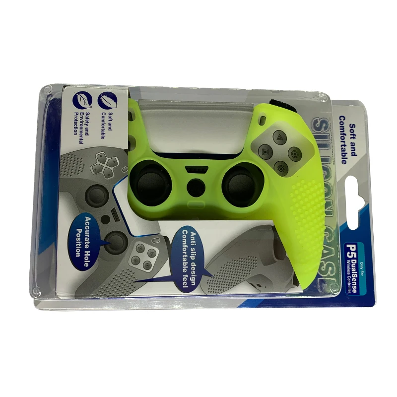 PS5 Silicone Protective Skin Case for Ps5 Game Wireless Controller Rubber Cover, Black
PS5 Silicone Protective Skin Case for Ps5 Game Wireless Controller Rubber Cover, Black
