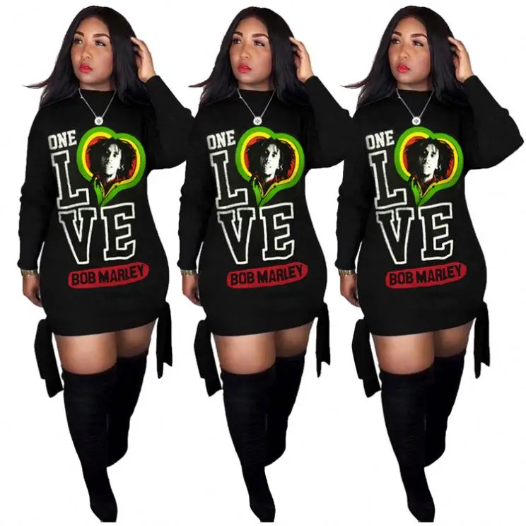 D96451 Good Quality 2021 Winter Long Sleeve Thick Letter Printed Crew Neck Sexy Dresses Women Lady Elegant Casual Dress
D96451 Good Quality 2021 Winter Long Sleeve Thick Letter Printed Crew Neck Sexy Dresses Women Lady Elegant Casual Dress