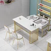Nail salon equipment nail polish table for sale,modern design styling manicure table 2019