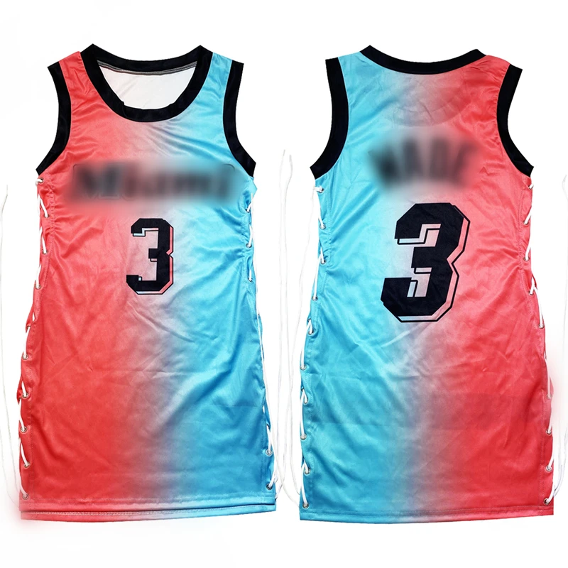 Sexy Sundress Bandage Mini Dresses Basketball Jersey T-Shirt Dress Casual Wear Vest Top Jersey Dress Basketball women, 9 colors
Sexy Sundress Bandage Mini Dresses Basketball Jersey T-Shirt Dress Casual Wear Vest Top Jersey Dress Basketball women, 9 colors