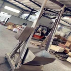 high speed single bucket conveyor chain elevator for food packing line