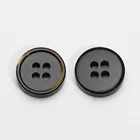 Cheap buttons tyle 32L big round trocas black shell buttons for suits shirt