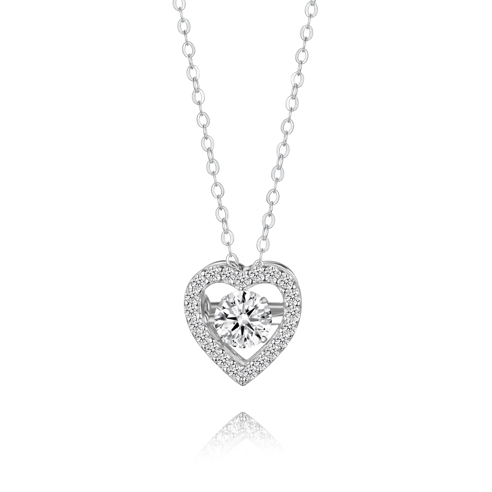 Womens Necklaces 2021 Large CZ Crystal Heart Shaped Pendant 925 Sterling Silver Necklace, Silver /custom color
Womens Necklaces 2021 Large CZ Crystal Heart Shaped Pendant 925 Sterling Silver Necklace, Silver /custom color