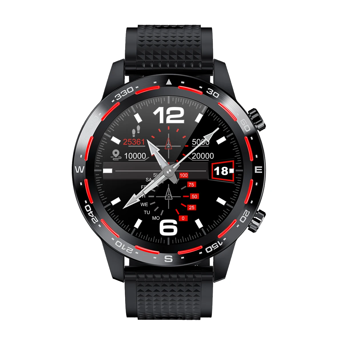 Hot selling multi-sports heart rate blood pressure and stress L12 ip68 smart watch for man
Hot selling multi-sports heart rate blood pressure and stress L12 ip68 smart watch for man