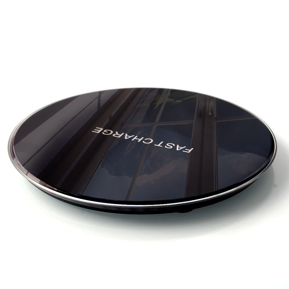 5w 10w Glossy Ultra-thin Universal cargadores Inalambri sans fi Portable Fast Mobile Phone Wireless Charger Qi for Apple Android, Black
5w 10w Glossy Ultra-thin Universal cargadores Inalambri sans fi Portable Fast Mobile Phone Wireless Charger Qi for Apple Android, Black